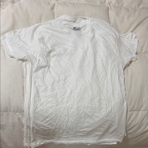 Hanes Men's Crisp White Short Sleeve Tee